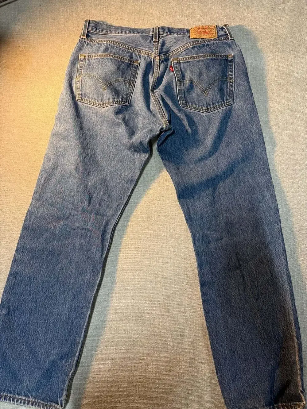 Levi's 501XX Button Fly Straight Leg Jeans 35x34